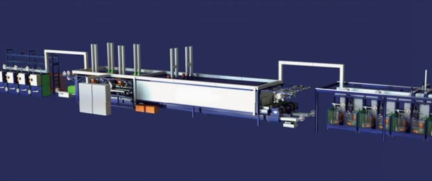 Double-Speed 32-Line Auto Bobbin Change Enameling Machine for 0.1-0.3mm Wire