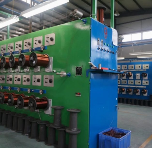 32-Line Auto Change Bobbin Enameling Machine 0.1-0.3mm Wire